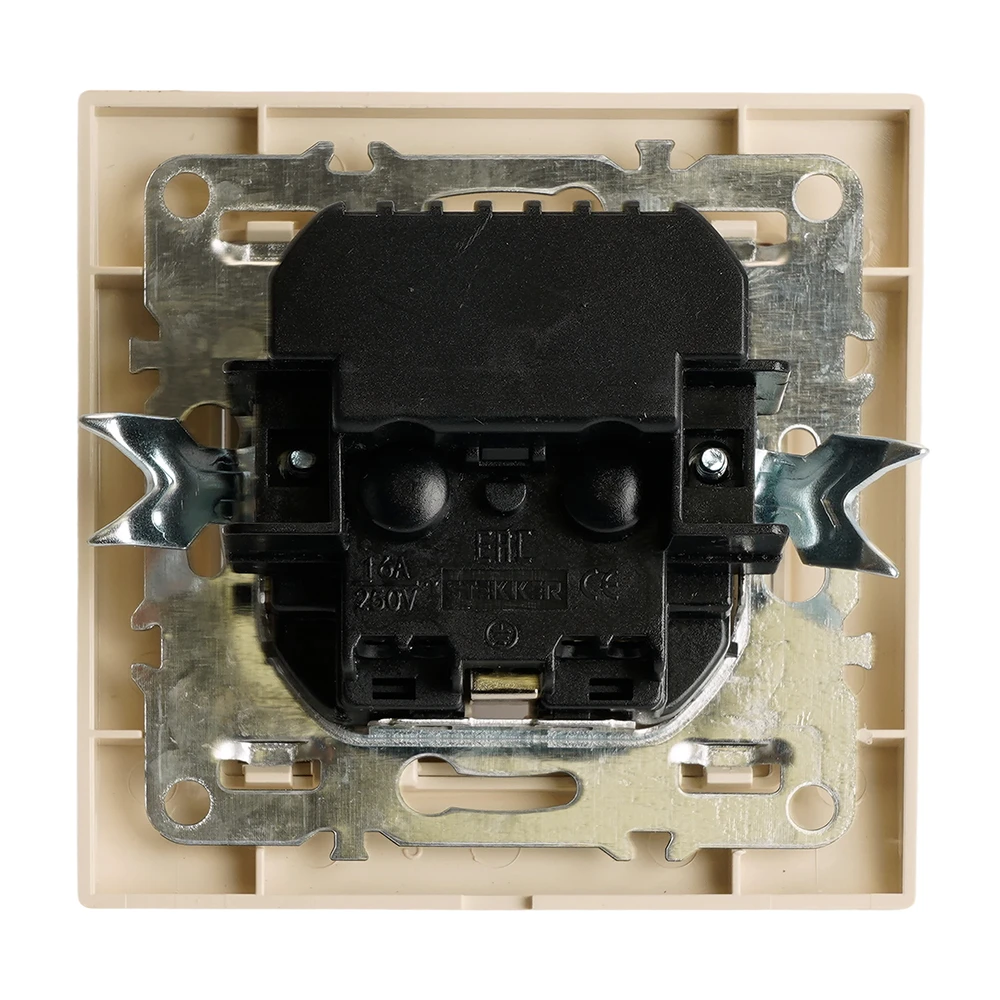 Розетка 1-местная с/з STEKKER, PST16-9016-02, 250В, 16А с USB+ type C, серия Эрна, слоновая кость 50077 3