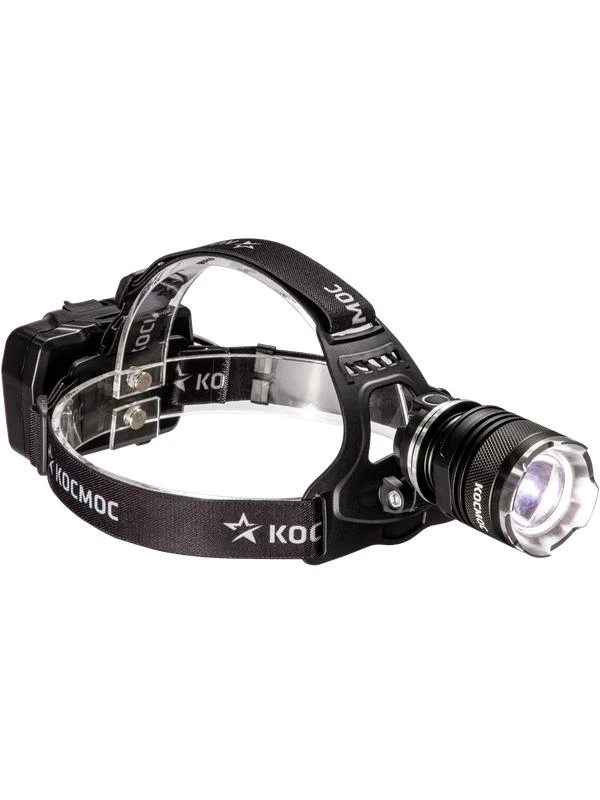 Фонарь налобный аккум. 10Вт P70 LED/Li-ion18650 3х1200мА.ч алюм. КОСМОС (KOC853Lit) 2