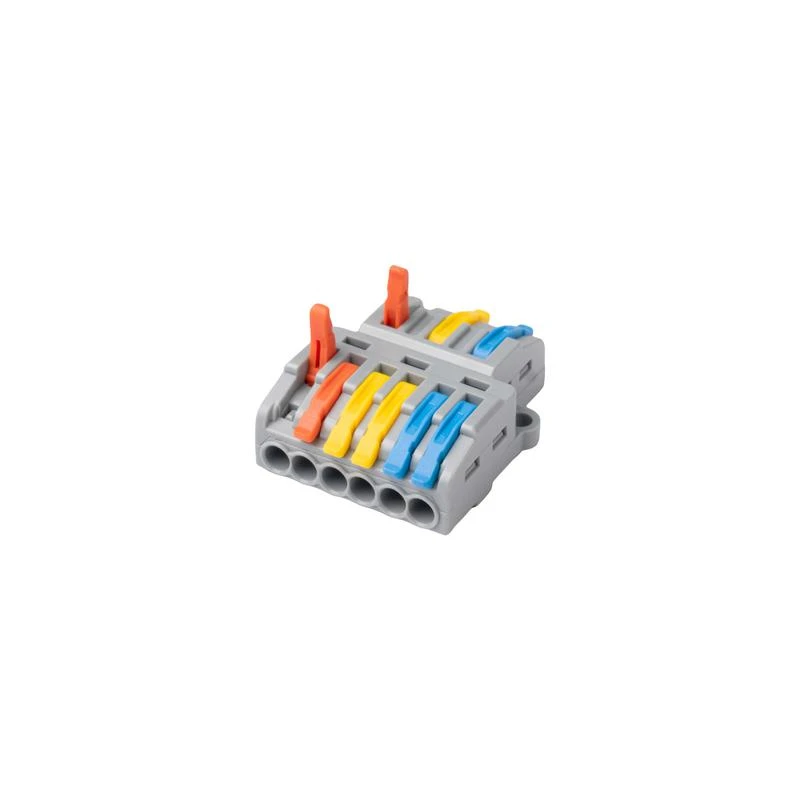 Клемма монтажная СМК PTC-3P 4236 BL/2 450В 32А 0.08-2.5(4.0)кв.мм JazzWay 5073807 1