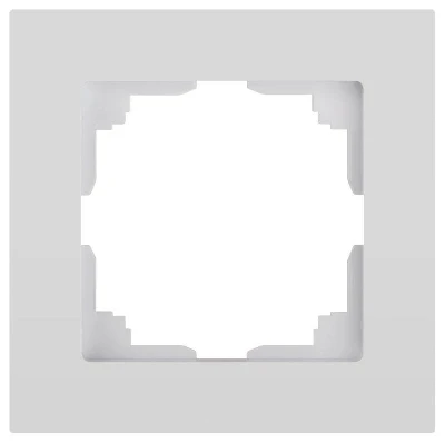 Рамка 1-м СП Accent 6-501-01 бел. Intro Б0063724