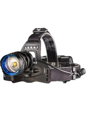 Фонарь налобный аккум. 10Вт Laser LED/Li-ion18650 3х1200мА.ч алюм. КОСМОС KOC854Lit