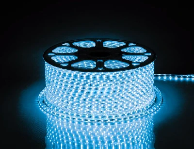 Cветодиодная LED лента Feron LS704, 60SMD(2835)/м 4.4Вт/м 100м 220V IP65, синий 26242