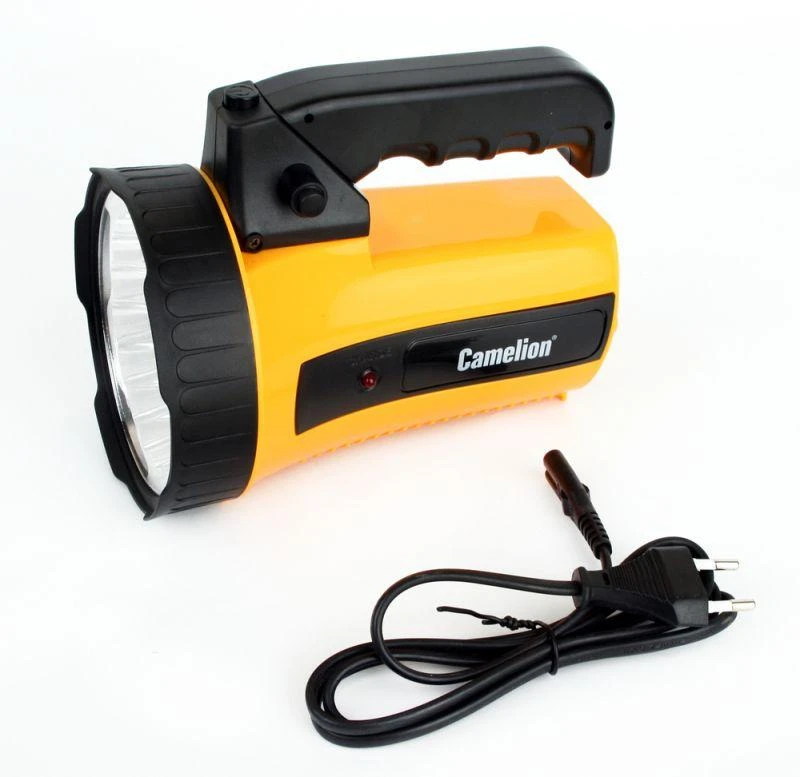 Фонарь аккумуляторный 35LED 29315 аккум. 6В 4А.ч 220В пластик. желт. (кор.) Camelion 10469 2