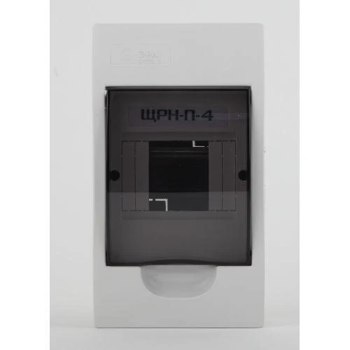 Бокс навесной ЩРН-П-4 4мод. IP41 пластик SIMPLE NO-box_simple-plastic_4_surface BOXS04 Эра Б0041521 2
