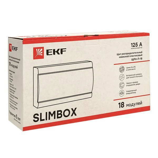Щит ЩРН-П-18 "SlimBox" IP41 PROxima EKF sb-n-18 3