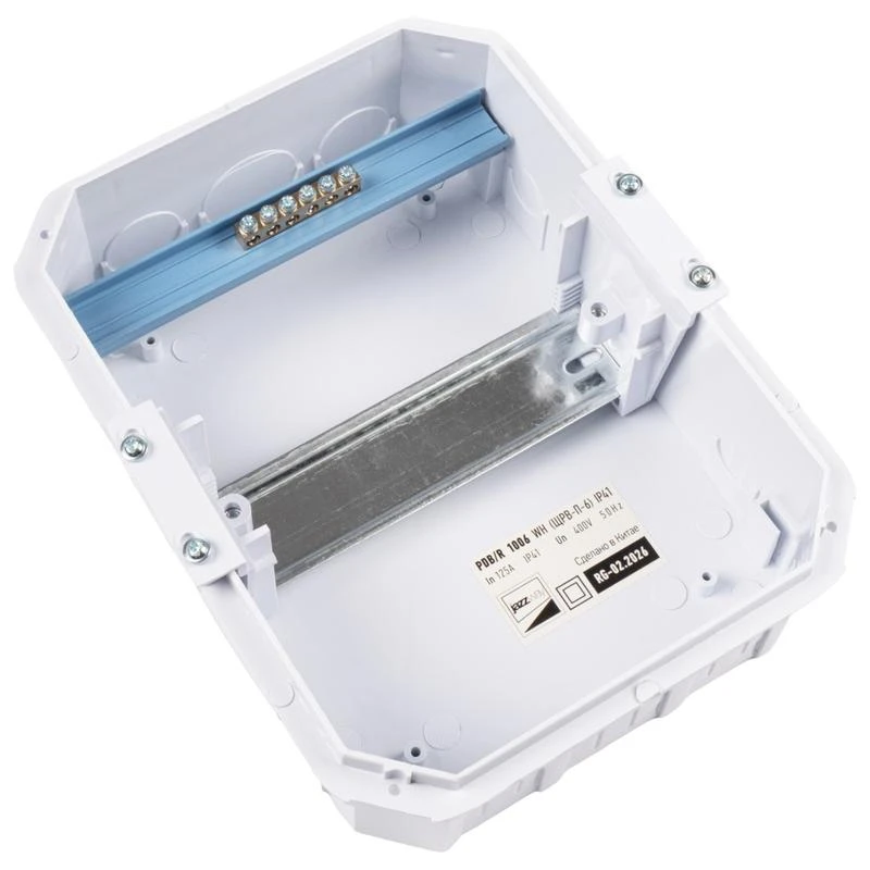 Бокс модульный встраив. PDB/R 1006 WH (ЩРВ-П- 6) IP41 пластик. Pro JazzWay 5071735 10