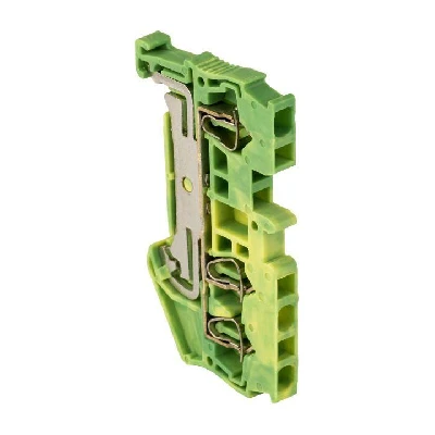 Колодка клеммная ST-2.5 3 вывода земля пружинная EKF plc-jxb-st-2.5-3-pen