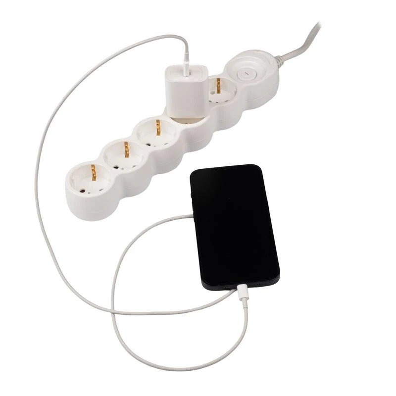 Удлинитель EX-05GS-500 (5х5) заземл. выкл. JazzWay 5065208 8