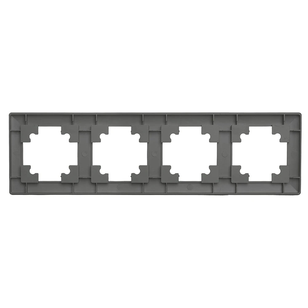 Рамка STEKKER, PFR00-7005-06 5-местная, серия Катрин, графит 39811 3