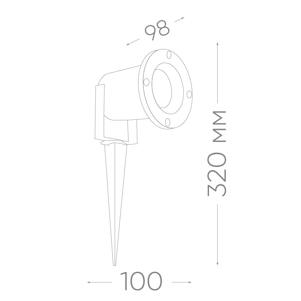 Светодиодный светильник тротуарный (грунтовый) Feron SP3735 7W 4000K 230V IP65 11859 3