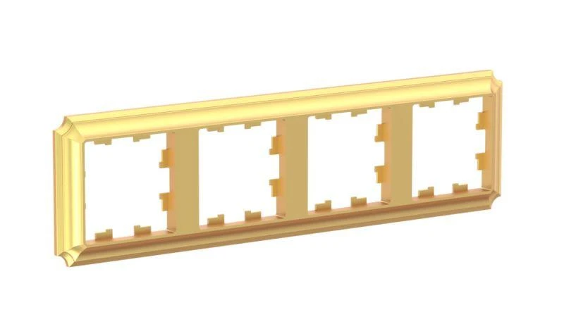Рамка 4-м AtlasDesign Antique универс. зол. SE ATN101604 2