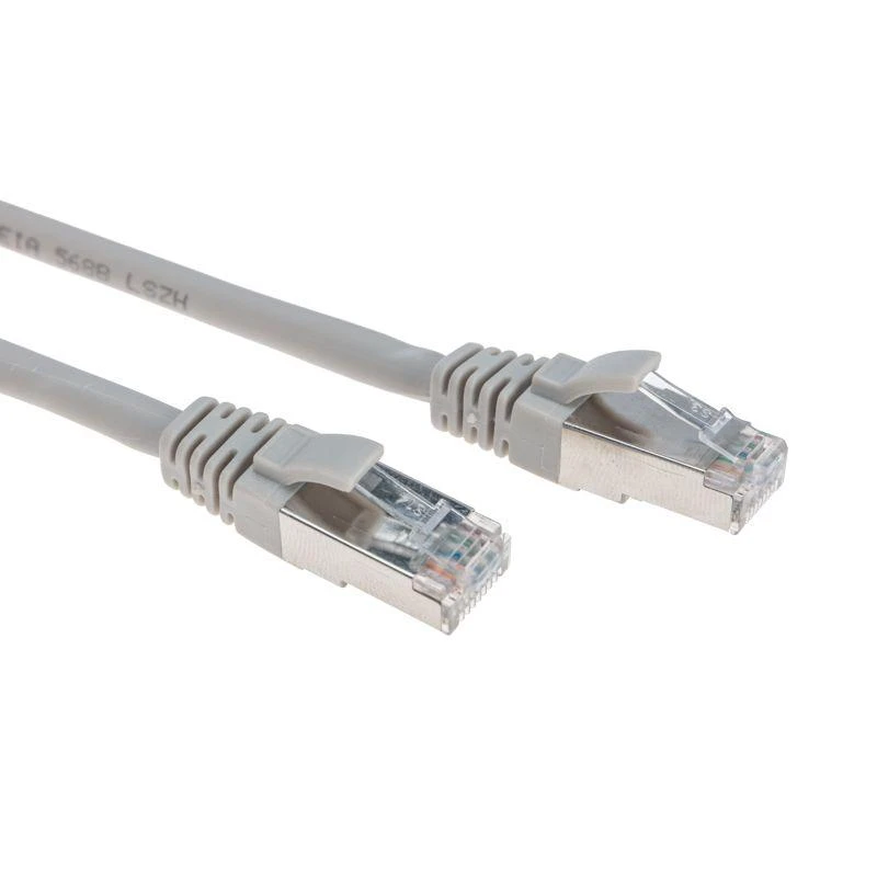 Патч-корд F/UTP кат.6 RJ45-RJ45 26AWG LSZH 1.5м сер. Rexant 02-0210-105 2