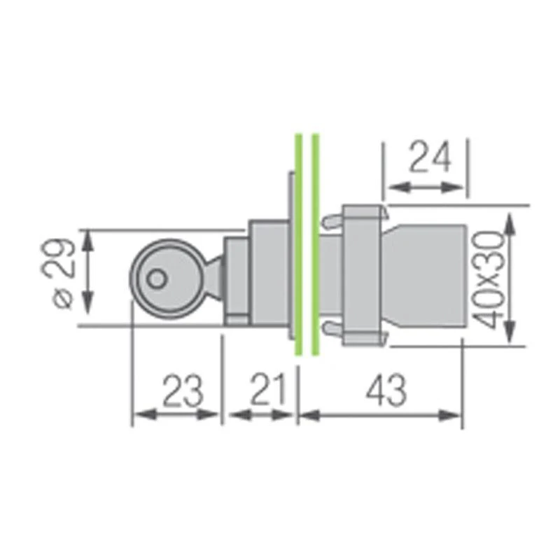 Переключатель BD32 3P с замком NO Rexant 36-5553 3