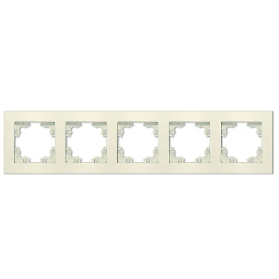Рамка 5-м Афина универс. сл. кость (ivory) Universal A1042-I