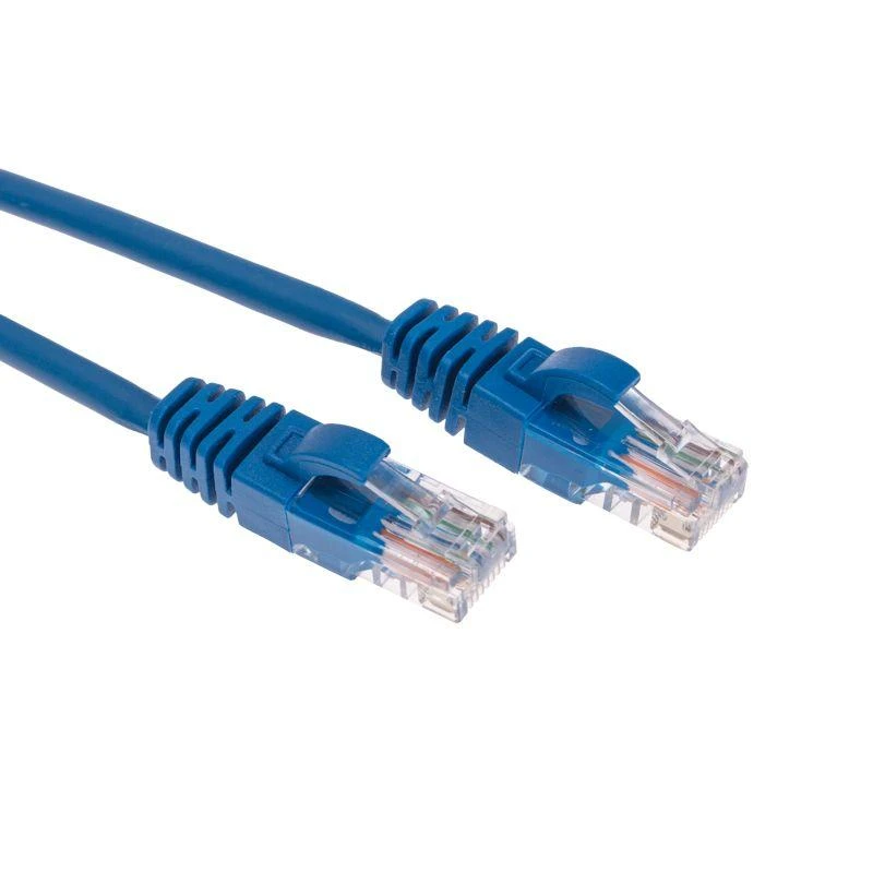 Патч-корд U/UTP CAT 5e RJ45-RJ45 26AWG LSZH син. 0.3м Rexant 02-0104-03 2