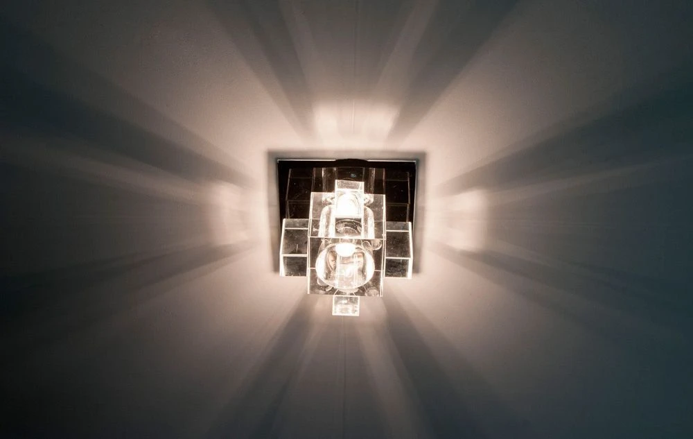Светильник встраиваемый с разноцветной LED подсветкой Feron 1525 JCD9 прозрачно-черный 27801 1
