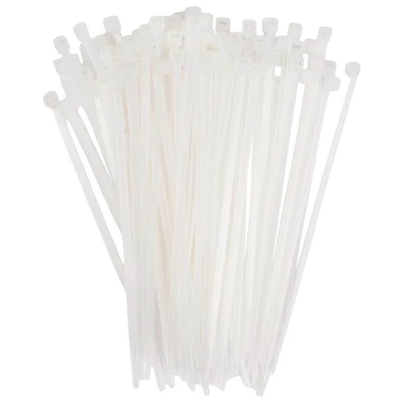 Хомут кабельный (стяжка) PCT 2.5х100-100WH 2.5х100 PA6.6 бел. (уп.100шт) JazzWay 5053526 4