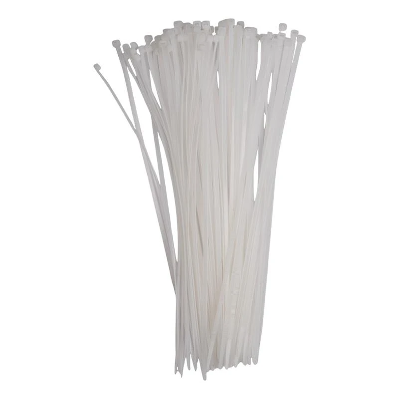 Хомут кабельный PCT 4.8х350-100WH 4.8х350 PA6.6 бел.(уп.100шт) JazzWay 5054066 4