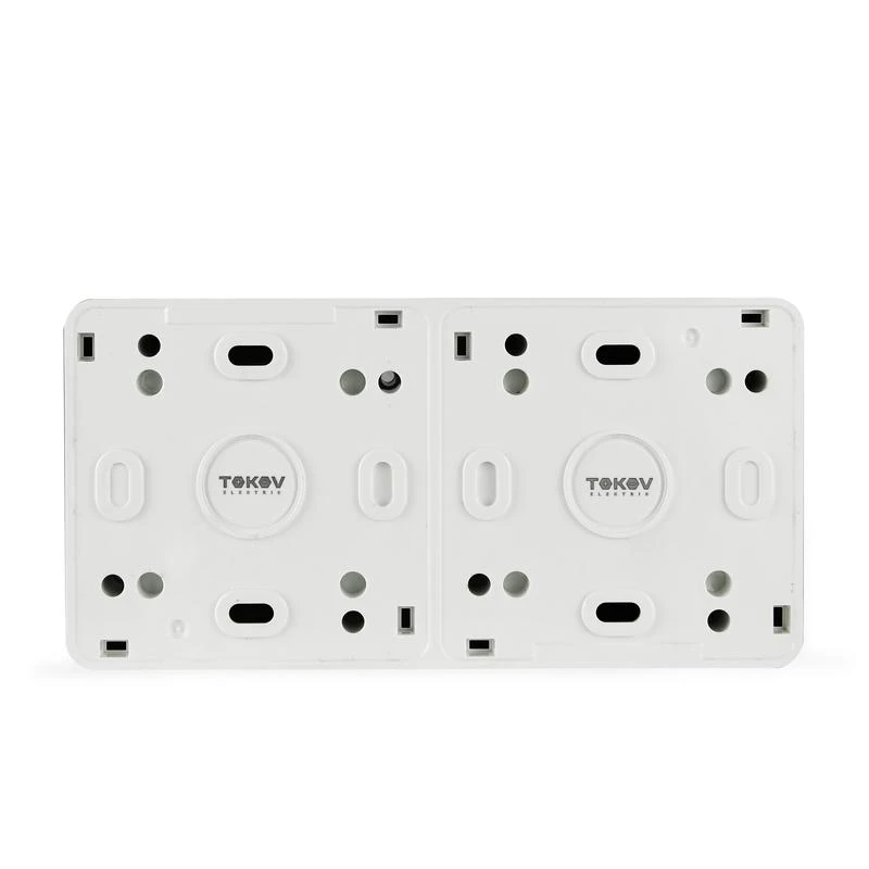 Розетка 2-м ОП Nix 16А IP54 250В с заземл. с крышкой бел. TOKOV ELECTRIC TKE-NX-R2Z-C01-IP54 4