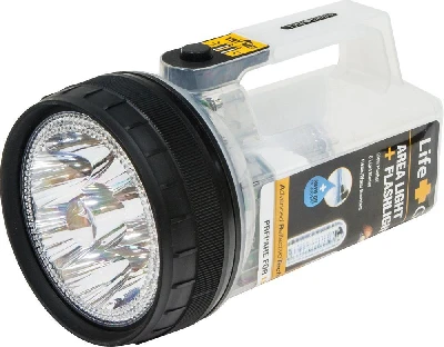 Фонарь 17+4 Leds черный 4*АA, TL10 12945