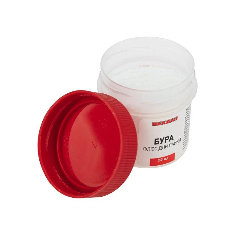 Флюс для пайки (бура) 20 гр. REXANT 09-3655 2
