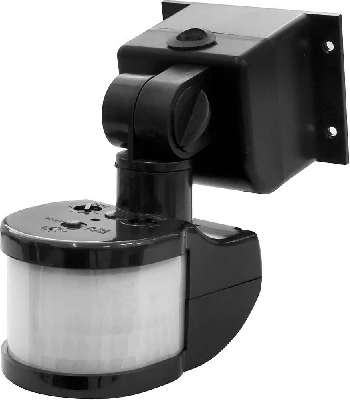 Датчик движения 1200W 11m 220° черный, SEN10/LX48A 22024