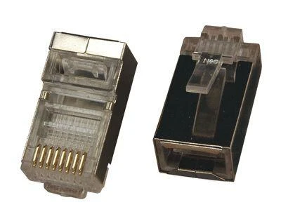 Джек компьютерный RJ45 (8P8C) кат.5E с экраном (уп.100шт) Rexant 05-1023 1