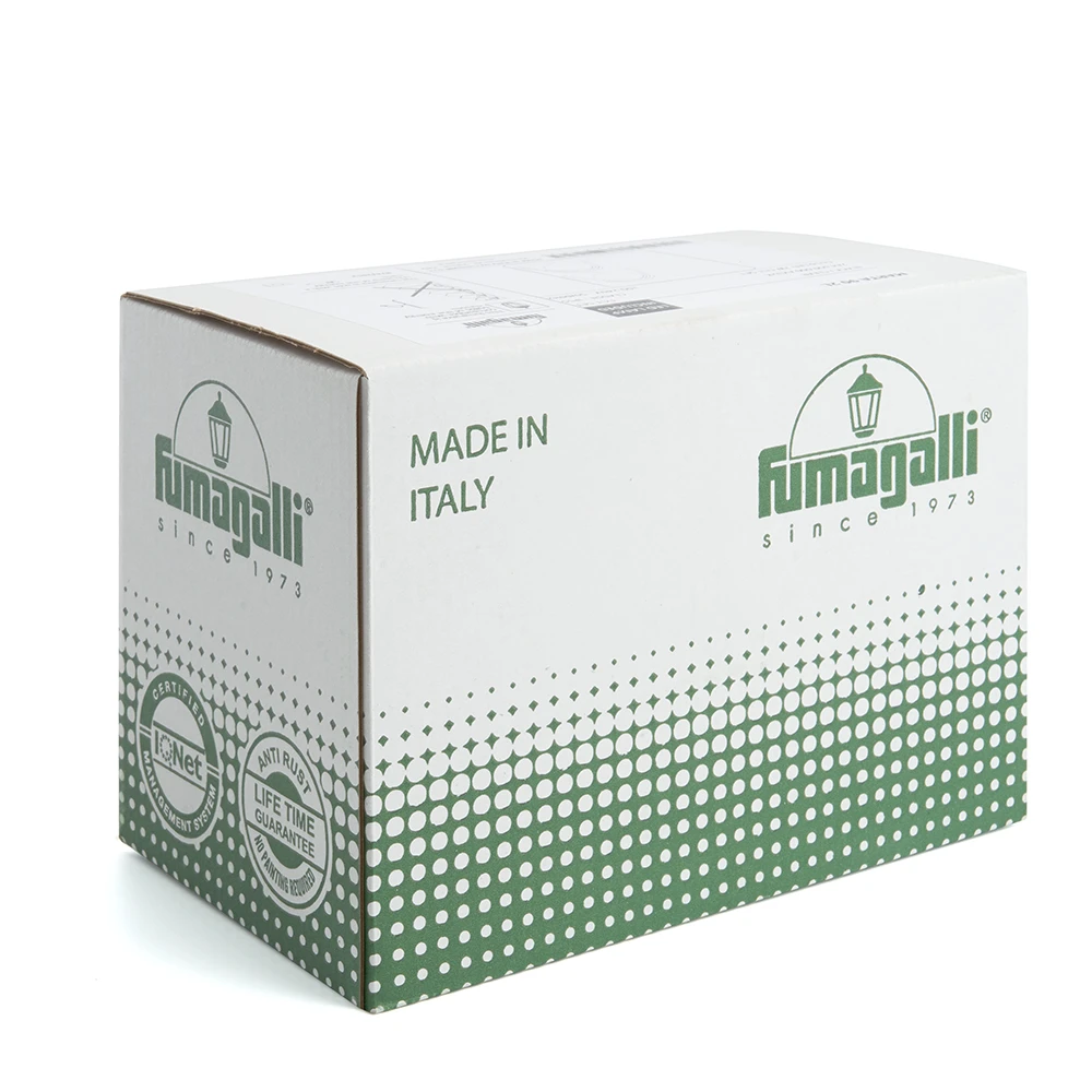 Светильник архитектурный, Fumagalli 2A4.000.000.AXU2K, 2*3,5W 230V GU10 черный 11641 8