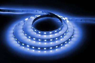 Cветодиодная LED лента Feron LS606, 60SMD(5050)/м 14.4Вт/м 5м IP20 12V синий 27763