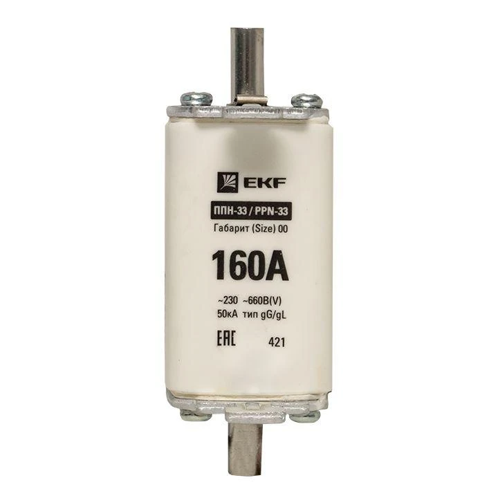Вставка плавкая ППН-33 160/160А габарит 00 PROxima EKF fus-33/160 1