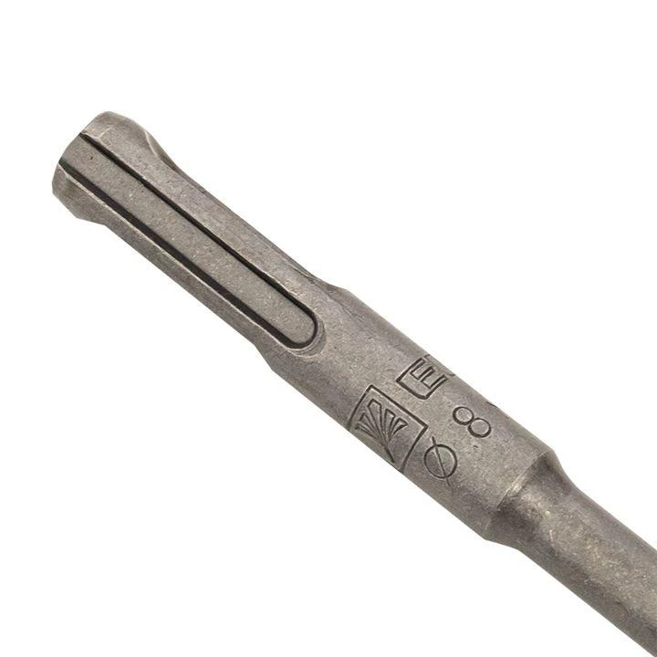 Бур по бетону SDS-plus 8х110мм 2 резца 4S спираль Master EKF db-8-110-2x4 2