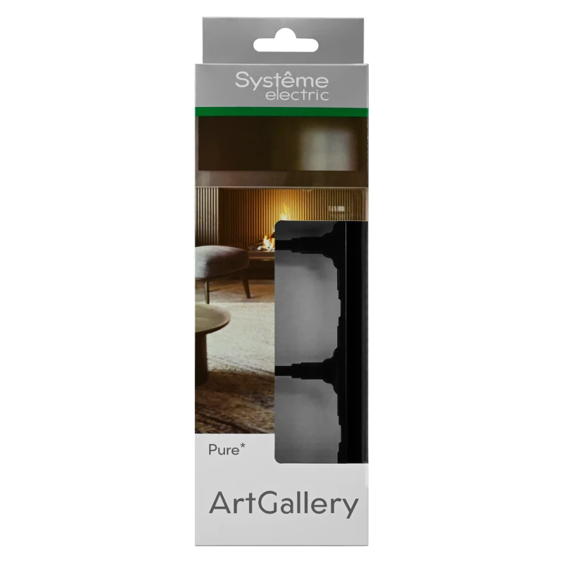 Рамка 3-м ArtGallery Pure органич. стекло черн. SE GAL321003 2
