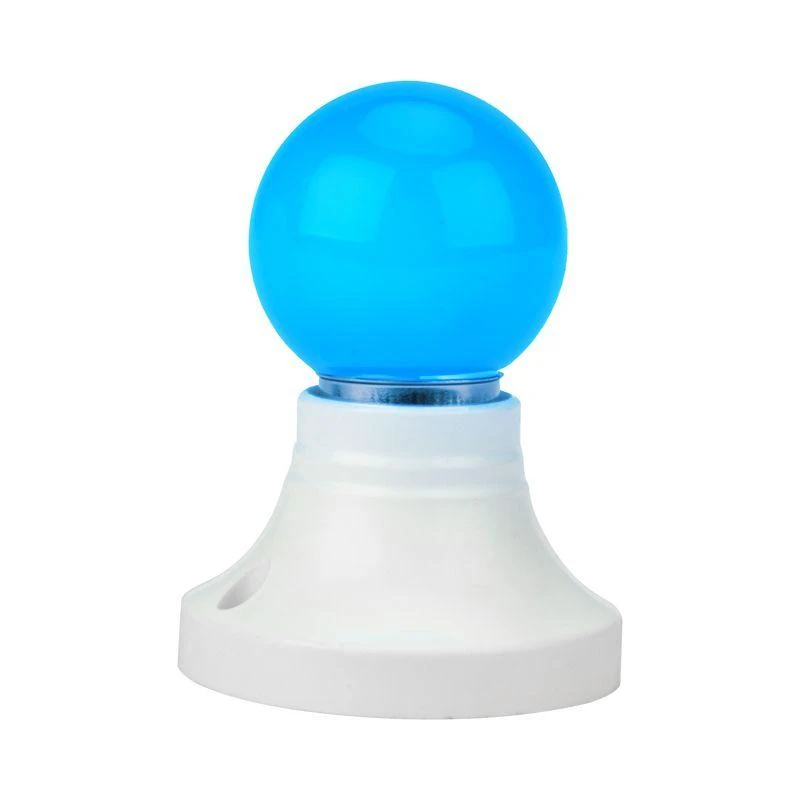 Лампа светодиодная 1Вт шар d45 5LED син. E27 Neon-Night 405-113 1