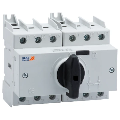 Выключатель-разъединитель реверсивный 3п 100А OptiSwitch DI-100-3C КЭАЗ 332083