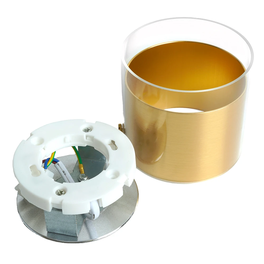 Светильник потолочный Feron HL389 Barrel LUMINA GX53 12W 230V, золото 48796 4