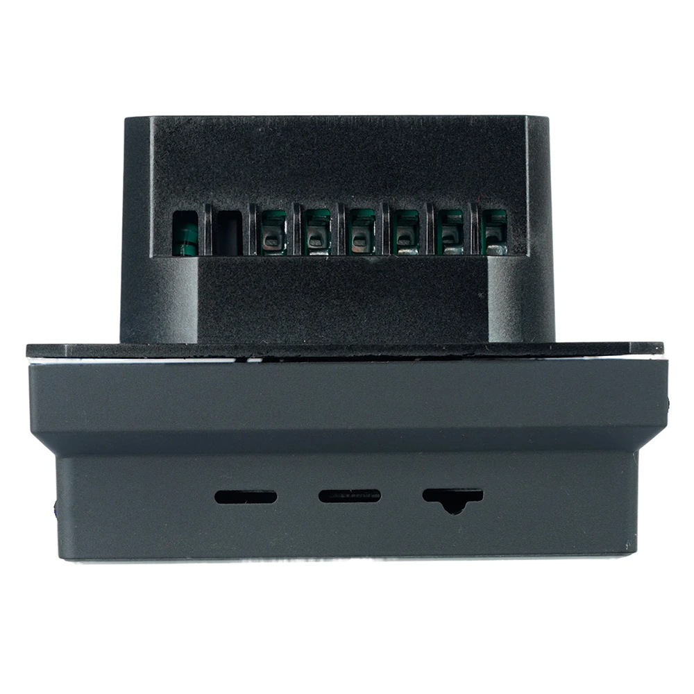 Терморегулятор Wi-Fi (механизм), STEKKER, 250В, 3500Вт, серия Эмили, RSW00-5119-05, черный уголь, soft touch 50377 3