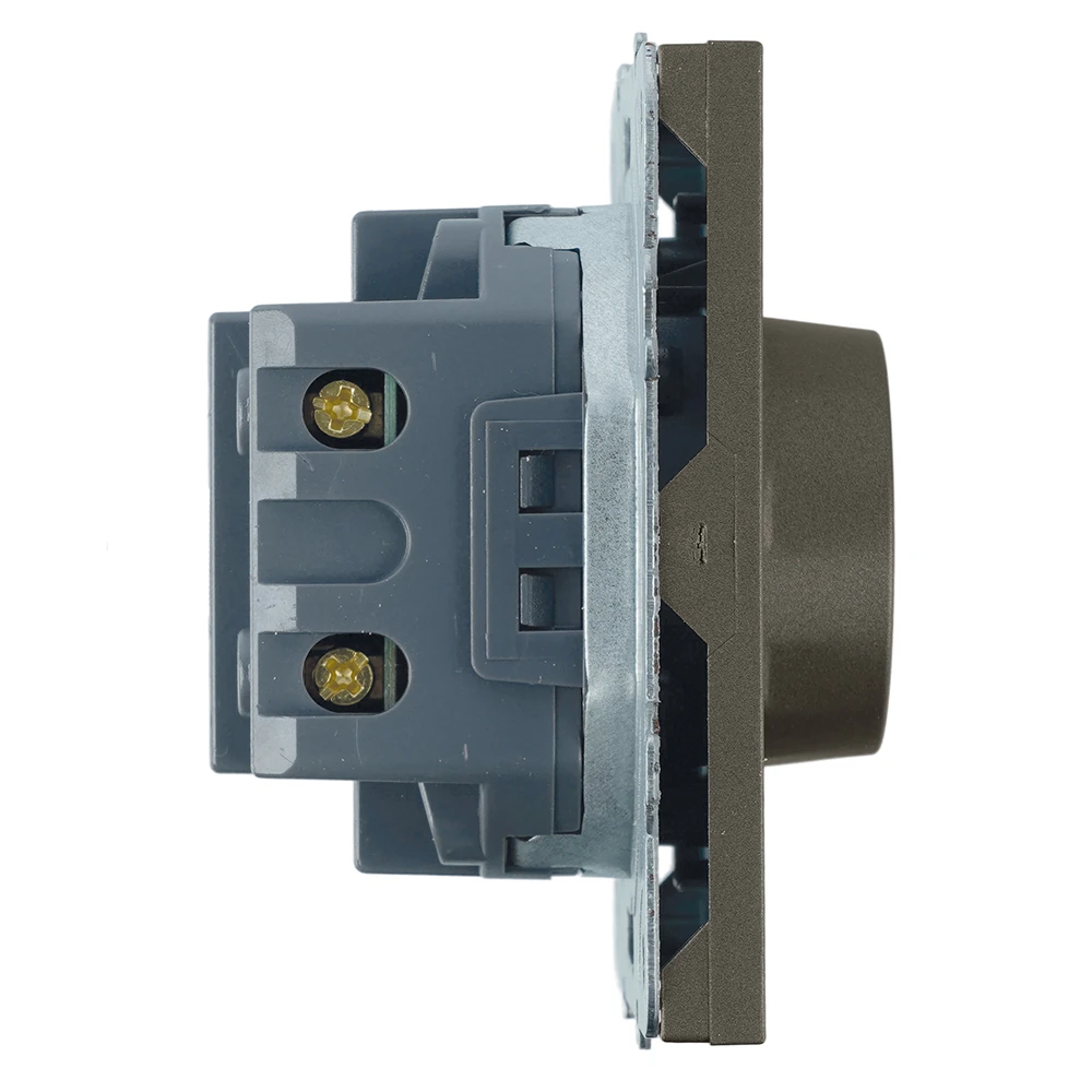 Выключатель диммирующий (механизм), STEKKER, 250В, 500W, серия Эмили, RSW10-5106-09, антрацит, soft touch 49920 3