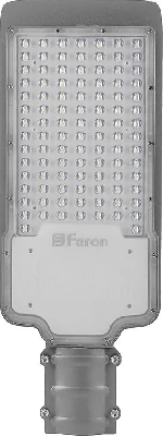 Светодиодный уличный консольный светильник Feron SP2918 120W 6400K AC100-265V, серый 32573