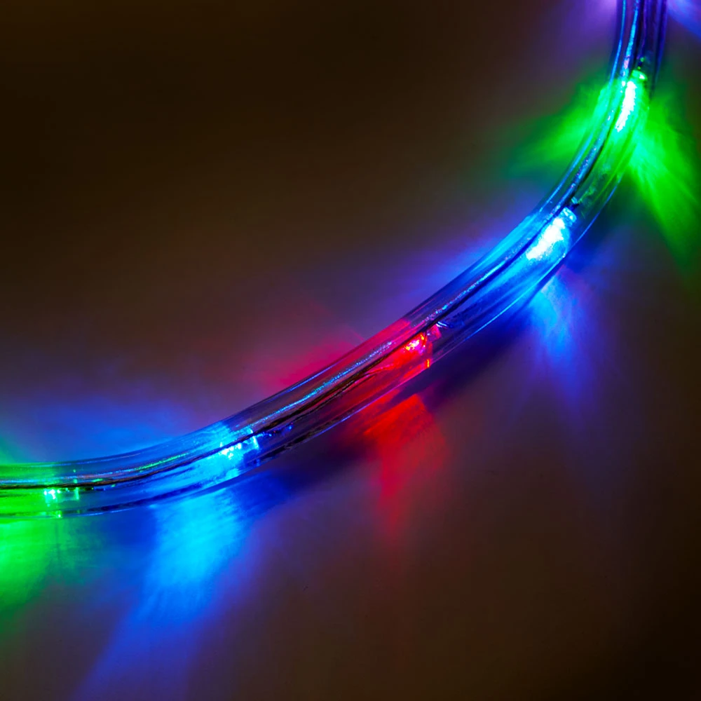 Дюралайт светодиодный Feron LED-R2W 2-х жильный, RGB 1,44Вт/м 24LED/м 50м 230V 41031 8