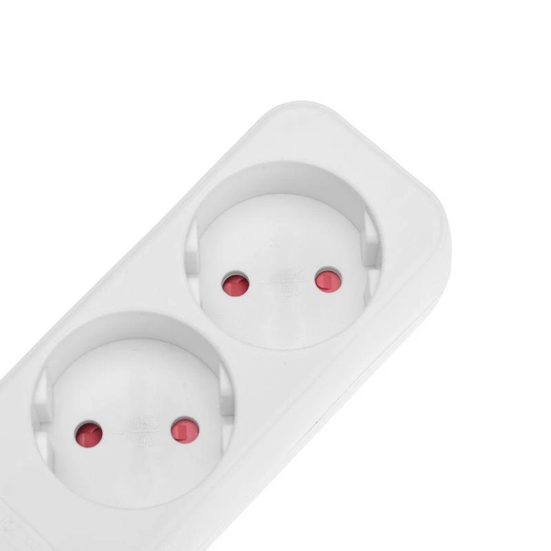 Удлинитель 2х5м с заземл. STANDARD 3х1кв.мм бел. Rexant 13-4005 2