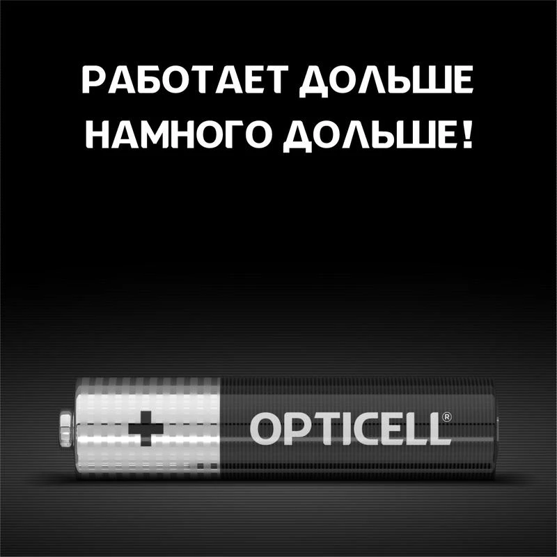 Элемент питания алкалиновый AAA/LR03 (блист. 4шт) Basic Opticell 5051002/6051002 4