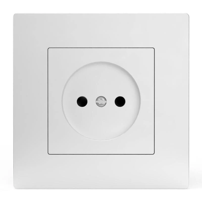 Розетка 1-м СП Pixel 16А IP20 без заземл. в сборе бел. TOKOV ELECTRIC TKE-PX-R1F-C01 1