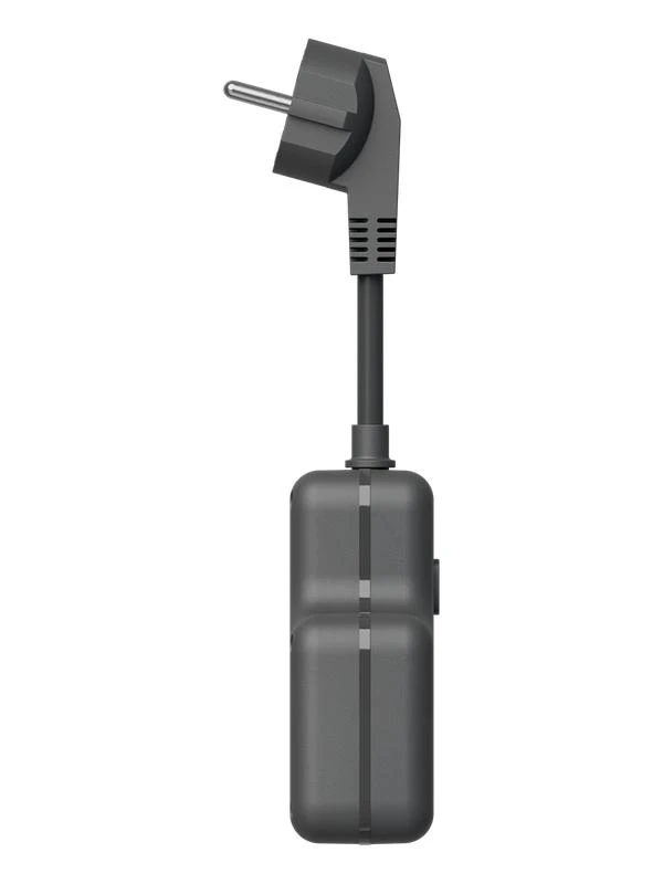 Удлинитель с сетевым фильтром 3х0.3м 10А 2USB + 1USBC 2500Вт ПВС 3х1 компакт черн. КОСМОС FRKsm0.3m-3g(B)USB 2