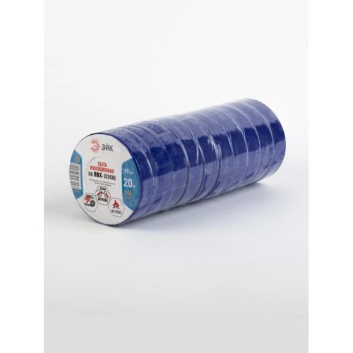 Изолента ПВХ 19ммх20м син. ET1920BLUE Эра C0036539 3