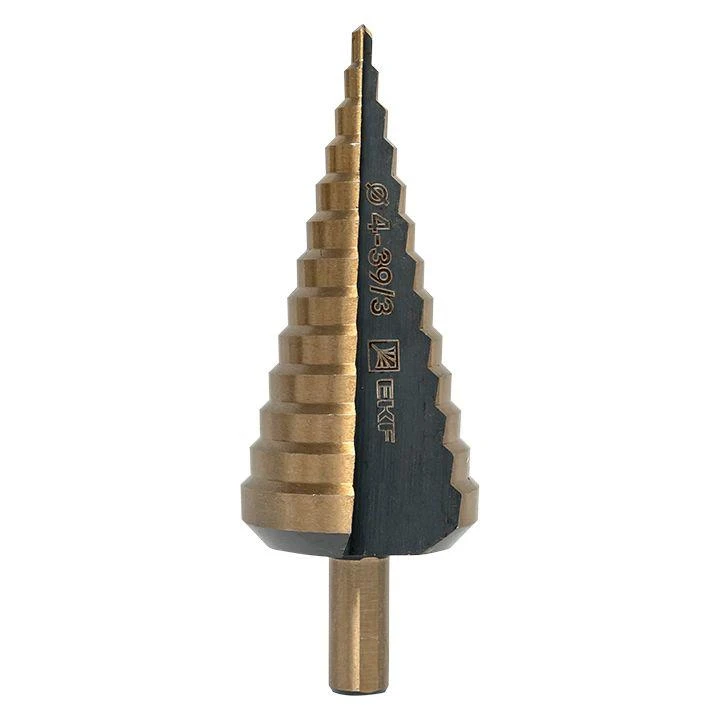 Сверло ступенчатое ST-4-39/3 HSS 13 ступ. EKF ST-4-39/3 4
