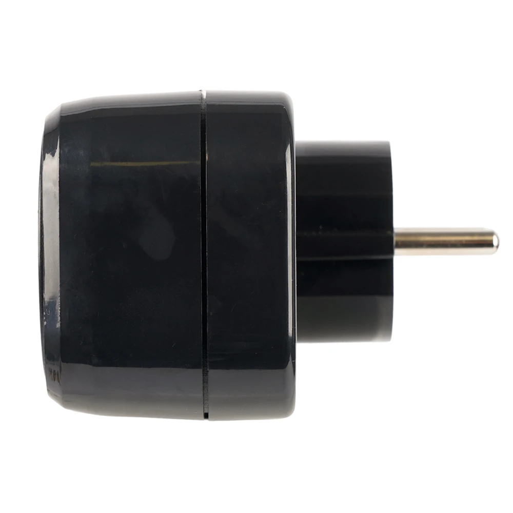 Разветвитель сетевой 3-местный с/з STEKKER ADP16-23-20, 250V, 16A, ABS пластик, черный 50681 5