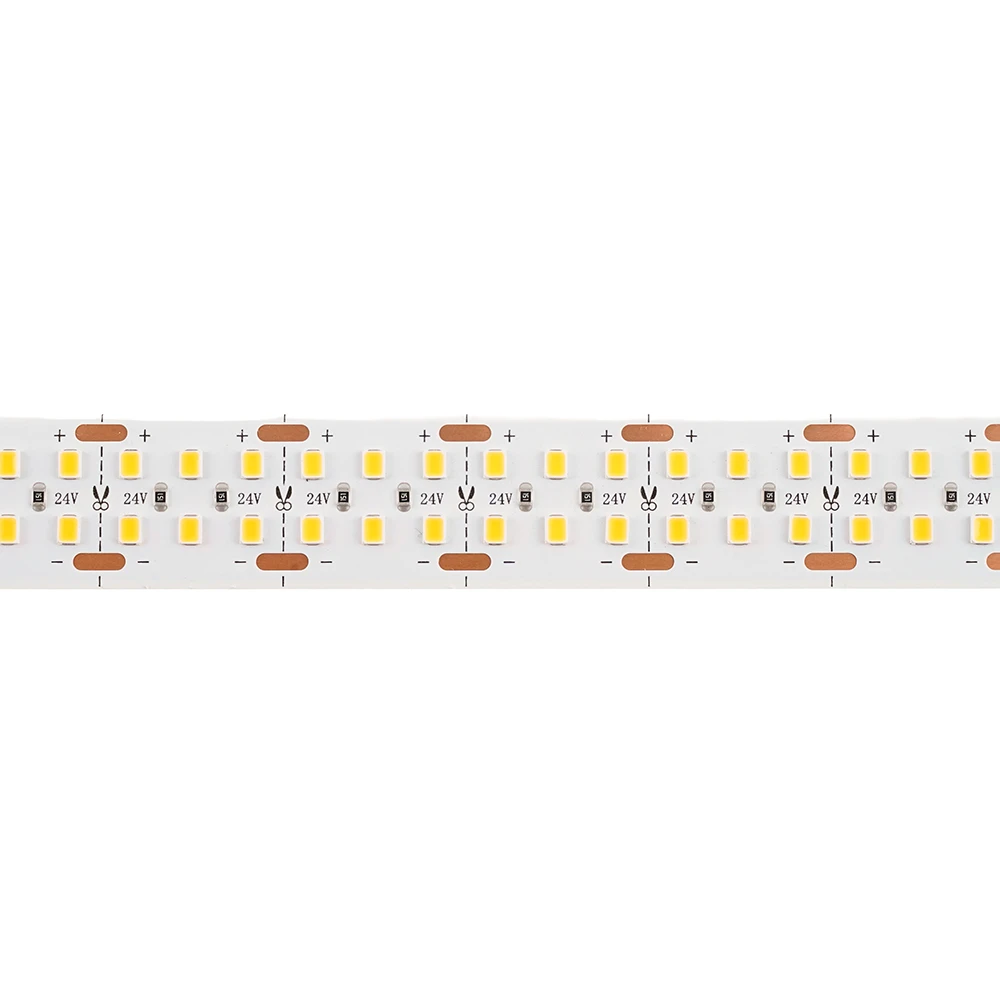 Лента светодиодная двухрядная, 288SMD(2835)/м 30Вт/м 24V 5000*20*1.8мм 6500К, IP20 , LS509 FERON 53477 3