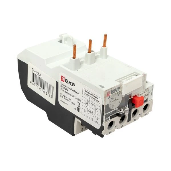 Реле тепловое РТЭ-1316 9-13А EKF rel-1316-9-13 7