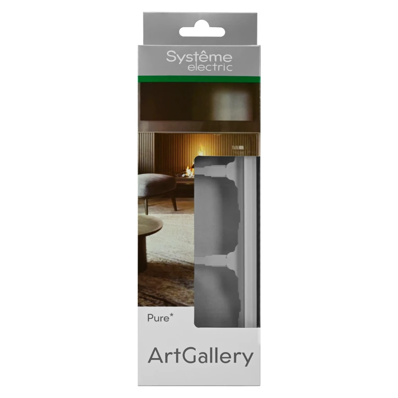 Рамка 3-м ArtGallery Pure органич. стекло бел. SE GAL320103 2