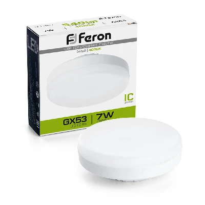 Лампа светодиодная Feron LB-451 GX53 7W 175-265V 4000K 25828